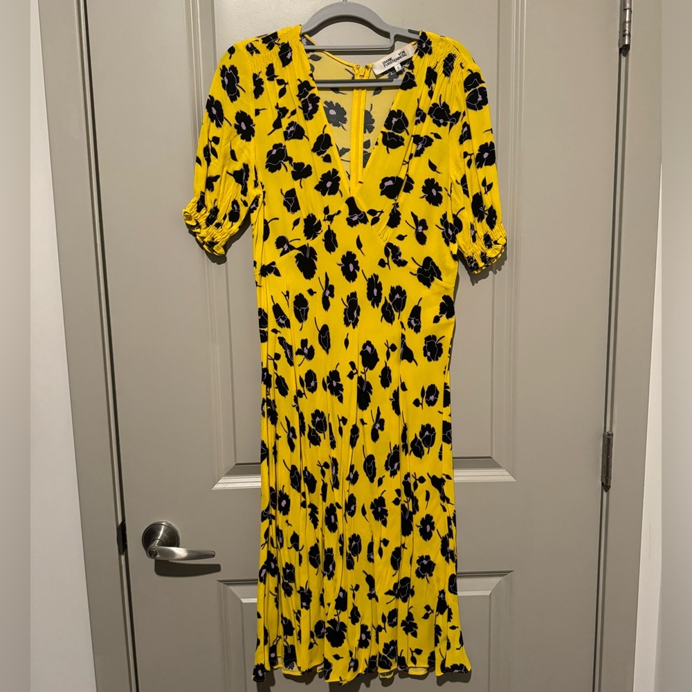 Diane Bon Furstenberg Floral Midi Dress